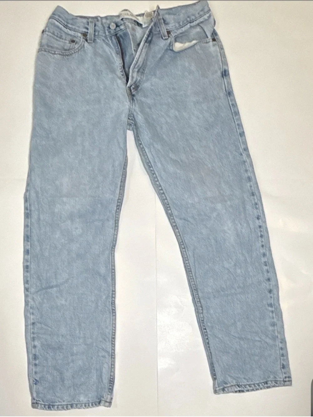 Levi's 505 Men's Light Blue Relaxed Fit Jeans 34x30